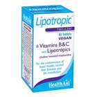 HealthAid Lipotropic Two-A-Day Vegan Vitamins B & C 60 tablets