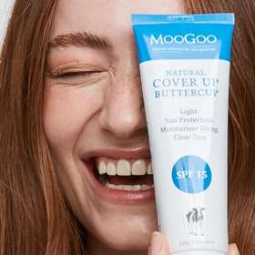 MooGoo Cover-Up Buttercup SPF 15 Natural Moisturiser 120g