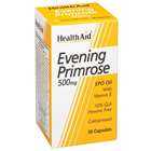 HealthAid Evening Primrose 500mg EPO Oil With Vitamin E 30 Capsules