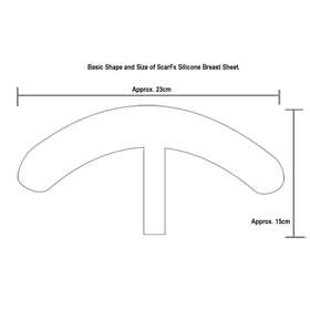 Scar Fx Silicone Sheeting Breast Piece