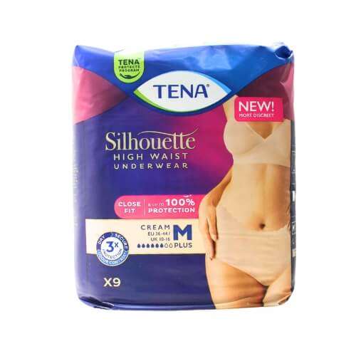 Click to view product details and reviews for Tena Silhouette High Waist Underwear Cream Medium 9.