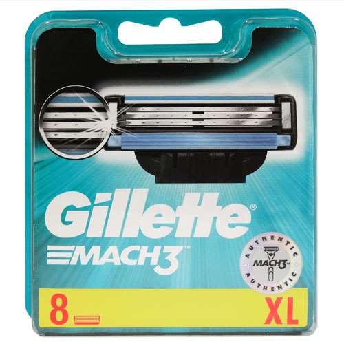 Gillette Mach 3 Blades 8 Xl