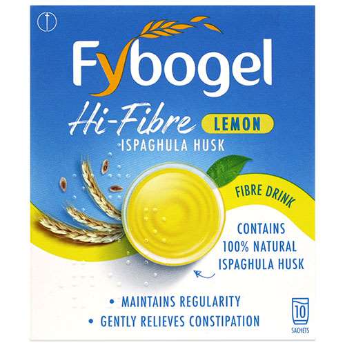 Click to view product details and reviews for Fybogel Hi Fibre Lemon 10 Sachets.