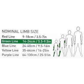 Tubifast Green Line 2 Way Stretch Bandage 3 Metres