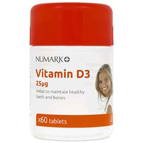 Numark Vitamin D3 25µg 60 Tablets