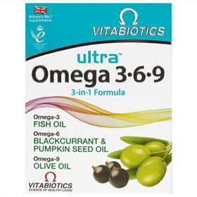 Vitabiotics Ultra Omega 3 6 9 60 Capsules Expresschemist Co Uk Buy Online