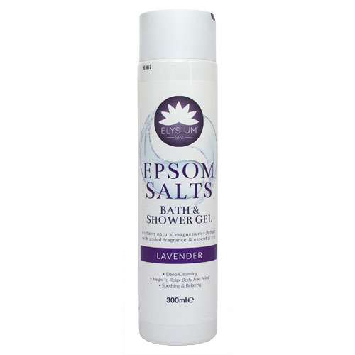 Elysium Spa Epsom Salts Lavender Bath & Shower Gel 300ml