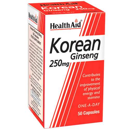 Click to view product details and reviews for Healthaid Korean Ginseng 250mg 50 Capsules.