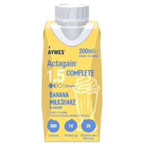 Aymes Actagain 1.5 Complete Banana Milkshake 200ml