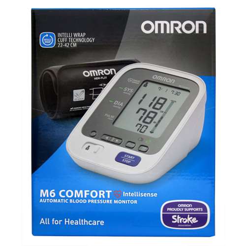 Omron M6 Comfort Blood Pressure Monitor - ExpressChemist.co.uk - Buy Online