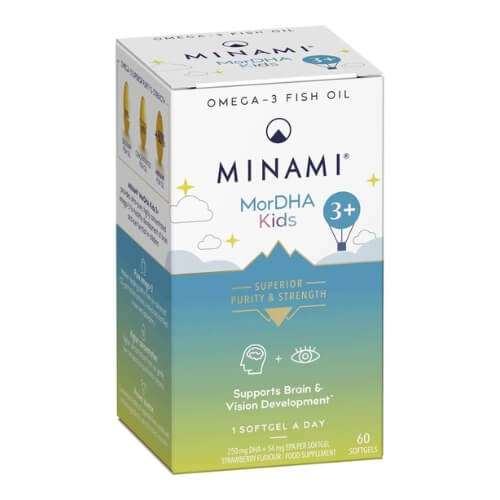 Minami Mordha Kids 3 Omega 3 Fish Oil 60 Softgels