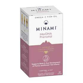 Minami MorDHA Prenatal Omega-3 Fish Oil 60 Softgels