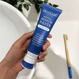 MooGoo Natural Peppermint Moothpaste 100g