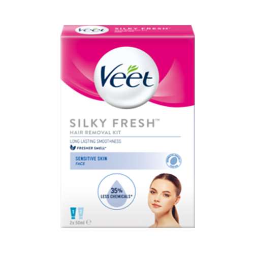 Click to view product details and reviews for Veet Face Hair Removal Kit Sensitive 2 50ml Packs.