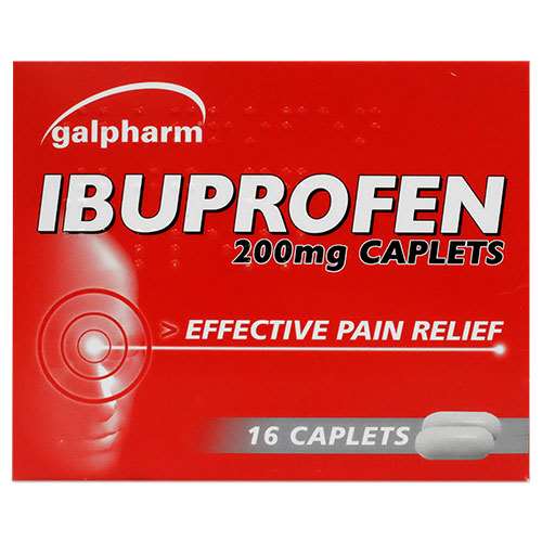 Click to view product details and reviews for Galpharm Ibuprofen 200mg Caplets 16.