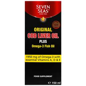 Seven Seas Original Cod Liver Oil Plus Omega-3 Fish Oil150ml