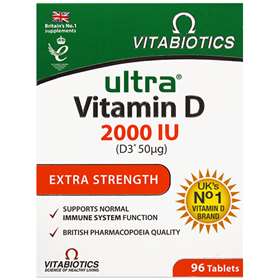 Vitabiotics Ultra Vitamin D 00iu Tablets 96 Expresschemist Co Uk Buy Online