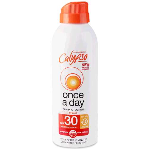 calypso clear protection spray spf 30