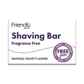 Friendly Soap Shaving Bar Fragrance Free