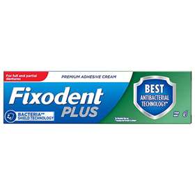 Fixodent Plus Dual AntiBacterial Adhesive Cream 40g