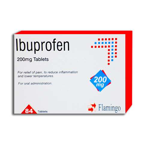 Flamingo Ibuprofen 200mg 84 Tablets