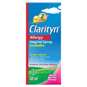 Clarityn Allergy 1mg/1ml Syrup 60ml