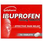 Galpharm Ibuprofen 200mg Tablets 16