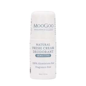 MooGoo Natural Fresh Cream Fragrance Free  Deodorant 60ml
