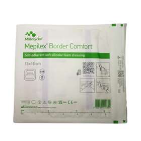 Mepilex Border Comfort 15cm x 15cm. Single Dressing