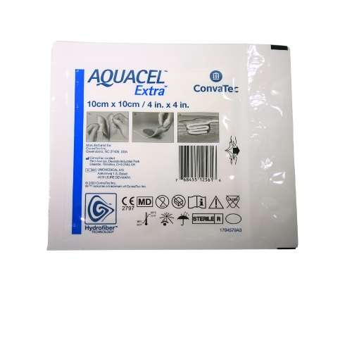 Click to view product details and reviews for Aquacel Extra 10x10cm Single Dressing Ref420672.