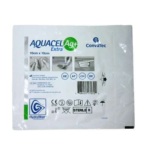 Aquacel Ag Extra 10x10cm Single Dressing