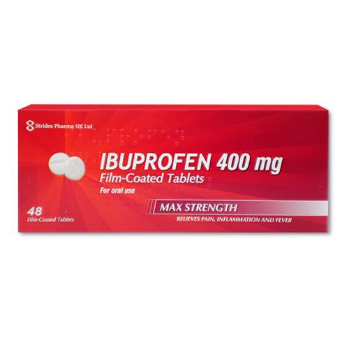 Ibuprofen Film Coated Tablets 400mg 48