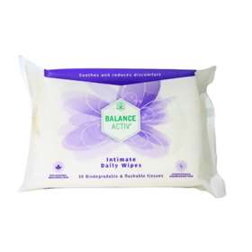 Balance Activ Intimate Daily Wipes 20