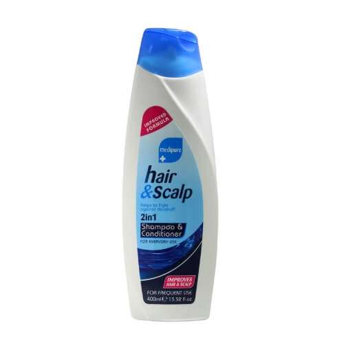 Click to view product details and reviews for Medipure Hair And Scalp 2in1 Shampoo 400ml.