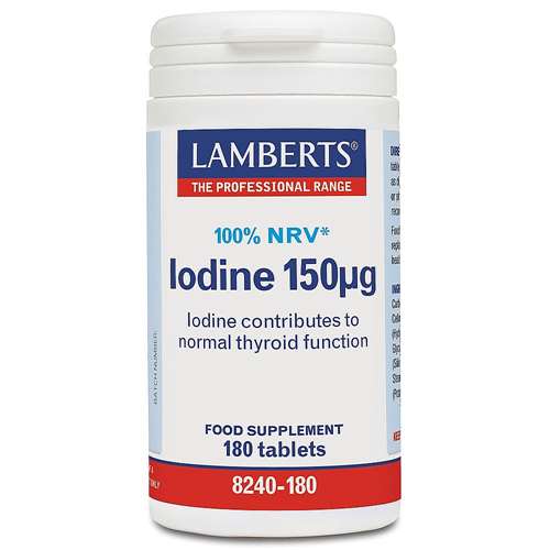 Click to view product details and reviews for Lamberts Iodine 180 Tablets.