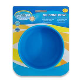 Griptight Anti-Spill Silicone Bowl Blue