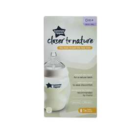 Tommee Tippee Closer To Nature  260ml 0m+ Feeding Bottle x 1uct