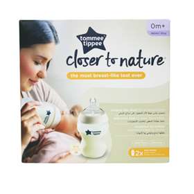 Tommee Tippee Closer To Nature Feeding Bottles x2 260ml 0m+