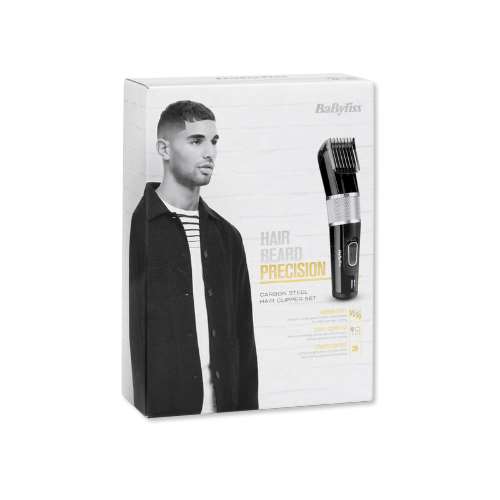 Click to view product details and reviews for Babyliss Mens Carbon Steel Hair Clipper Set.