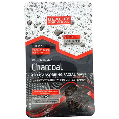 Beauty Formulas 2 Step Charcoal Peel Off Mask