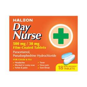 Haleon Day Nurse 18 Tablets