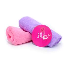 Serenade Super Soft Face Cloth Pink/Purple