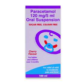 Pinewood Paracetamol 120mg/5ml Oral Suspension 100ml 3M+