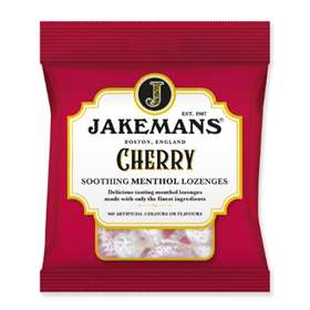 Jakemans Soothing Menthol Lozenges Cherry 73g