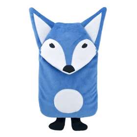 Hugo Frosch Junior Eco Hot Water Bottle Blue Fox