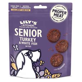 Lily's Kitchen Senior Turkey with White Fish Bites 70g