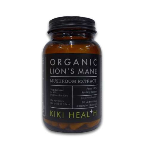 Click to view product details and reviews for Kiki Health Organic Lions Mane 60 Capsules.