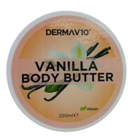 Dermav10 Vanilla Body Butter 220ml