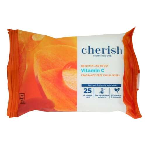 Click to view product details and reviews for Cherish Facial Wipes Vitamin C 25.