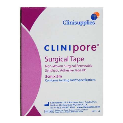 Clinipore Surgical Tape Bp 5 Cm X 5m Refat3028 B